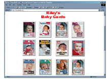 Rileys Baby Card Web Page